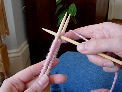 figure 8 cast on knitting