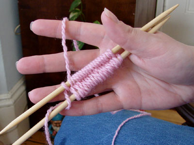 figure 8 cast on knitting
