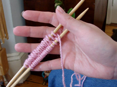 figure 8 cast on knitting