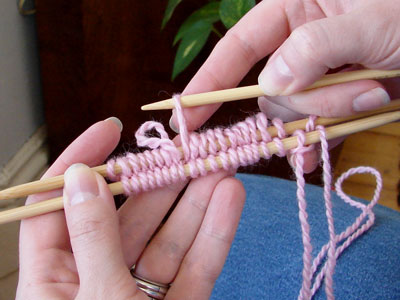 figure 8 cast on knitting