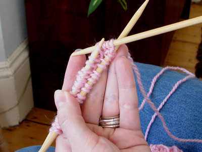 figure 8 cast on knitting