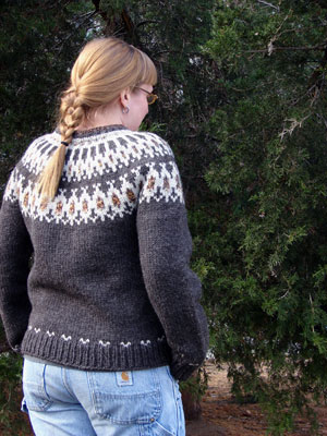 fugl icelandic cardigan sweater jacket handknit knitting