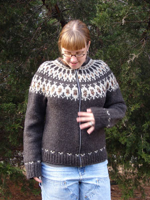 fugl icelandic cardigan sweater jacket handknit knitting