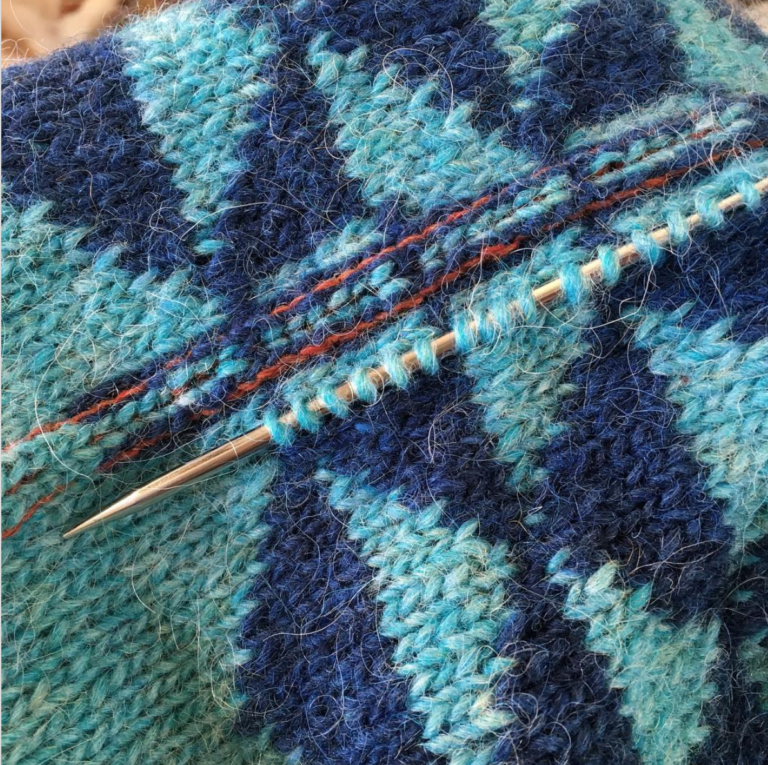 How I Knit Cardigan Button Bands Before Cutting a Steek Hello Yarn